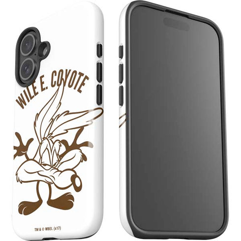 Looney Tunes Wile E Coyote Big Head iPhone 16 Impact Case