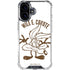 Looney Tunes Wile E Coyote Big Head iPhone 16 Plus Clear Case