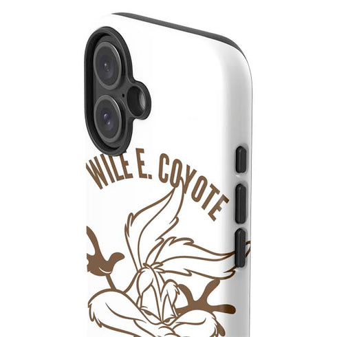 Looney Tunes Wile E Coyote Big Head iPhone 16 Plus Impact Case