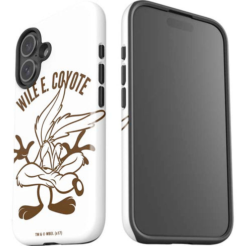 Looney Tunes Wile E Coyote Big Head iPhone 16 Plus Impact Case