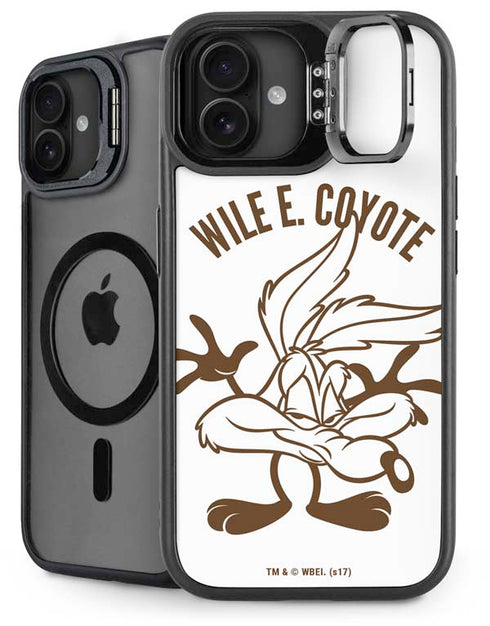 Looney Tunes Wile E Coyote Big Head iPhone 16 Plus Kickstand Case