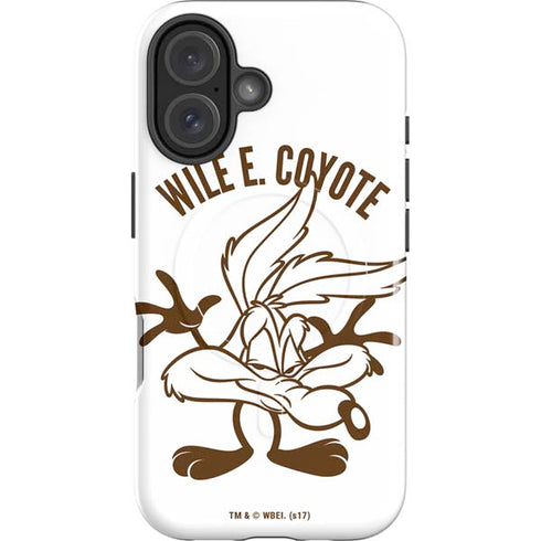 Looney Tunes Wile E Coyote Big Head iPhone 16 Plus Magsafe Impact Case