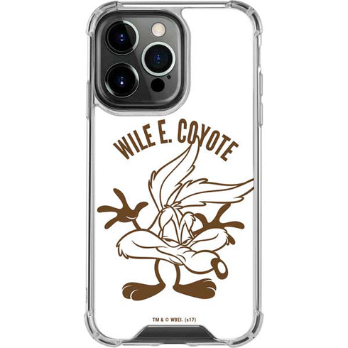 Looney Tunes Wile E Coyote Big Head iPhone 16 Pro Clear Case