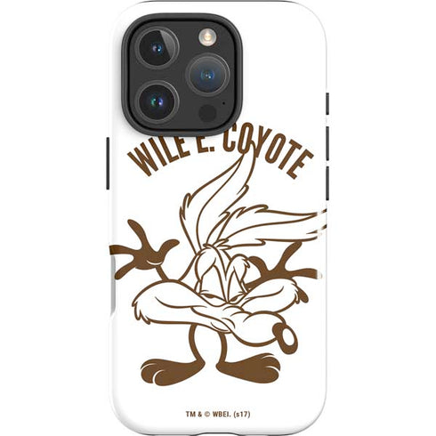 Looney Tunes Wile E Coyote Big Head iPhone 16 Pro Max Impact Case