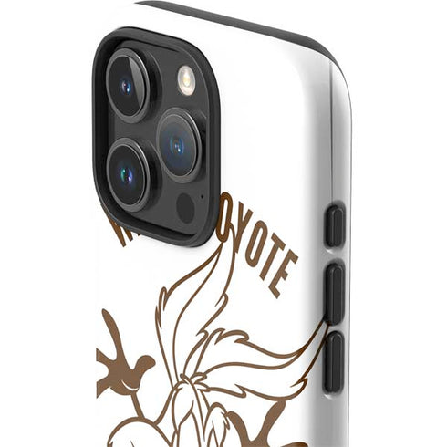 Looney Tunes Wile E Coyote Big Head iPhone 16 Pro Max Impact Case