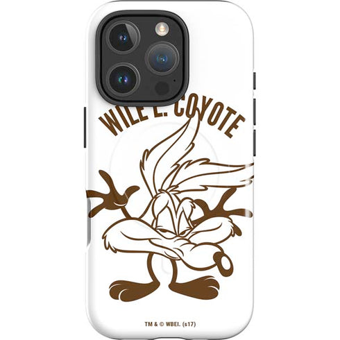 Looney Tunes Wile E Coyote Big Head iPhone 16 Pro Max Magsafe Impact Case