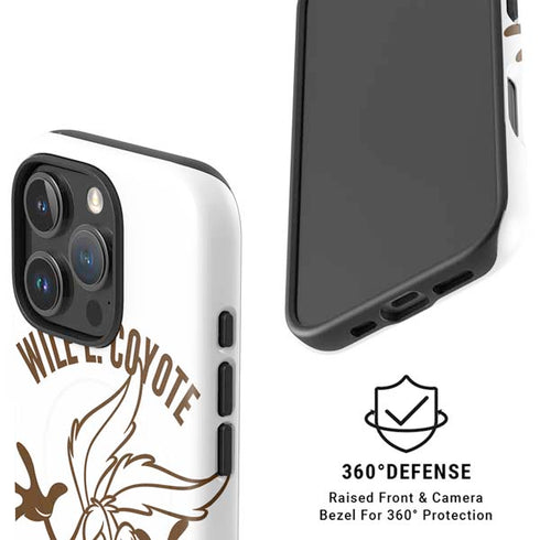 Looney Tunes Wile E Coyote Big Head iPhone 16 Pro Max Magsafe Impact Case