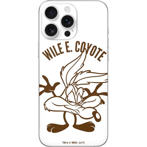 Looney Tunes Wile E Coyote Big Head iPhone 16 Pro Max Skin