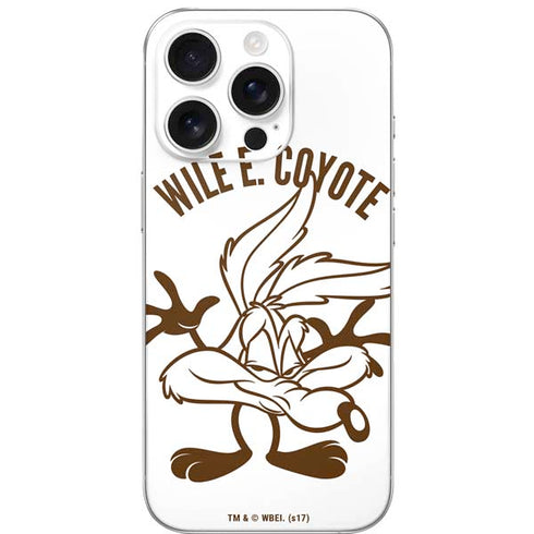 Looney Tunes Wile E Coyote Big Head iPhone 16 Pro Skin