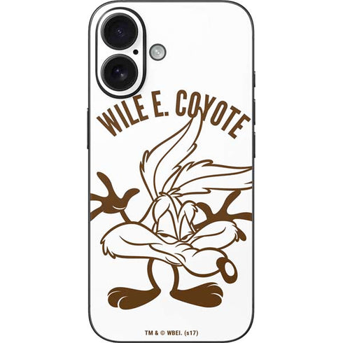 Looney Tunes Wile E Coyote Big Head iPhone 16 Skin