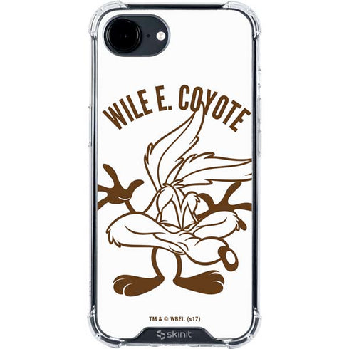 Looney Tunes Wile E Coyote Big Head iPhone 16e Clear Case