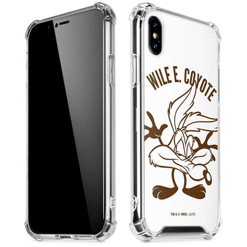 Looney Tunes Wile E Coyote Big Head iPhone X/XS Clear Case
