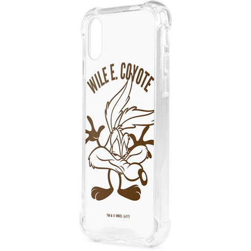 Looney Tunes Wile E Coyote Big Head iPhone XS Clear Case
