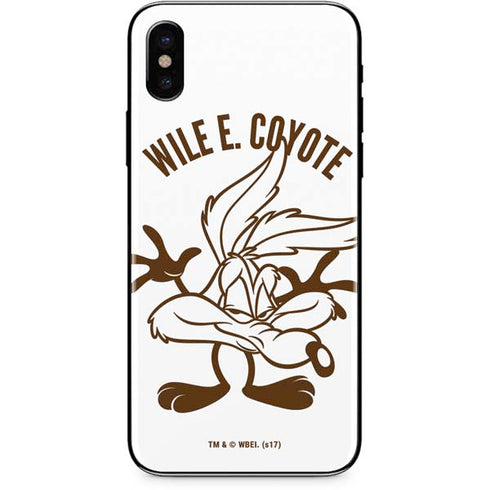 Looney Tunes Wile E Coyote Big Head iPhone XS Max Skin