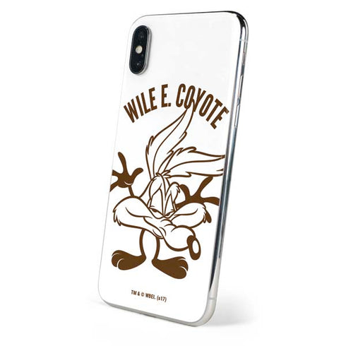 Looney Tunes Wile E Coyote Big Head iPhone XS Skin