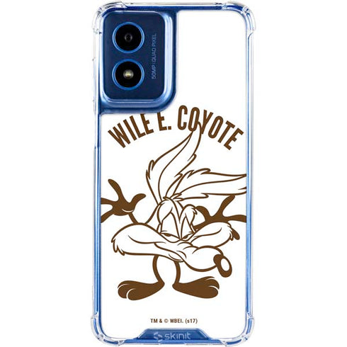 Looney Tunes Wile E Coyote Big Head Moto G 5G (2024) Clear Case