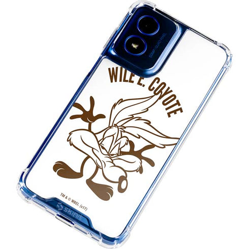 Looney Tunes Wile E Coyote Big Head Moto G 5G (2024) Clear Case