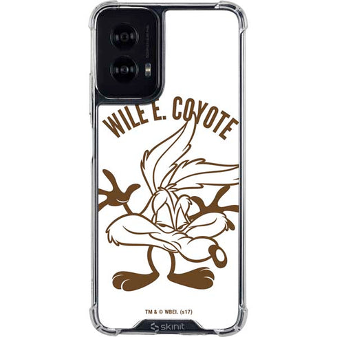 Looney Tunes Wile E Coyote Big Head Moto G Power 5G (2024) Clear Case
