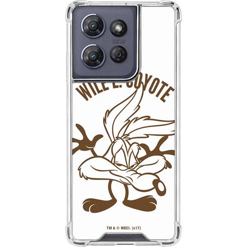 Looney Tunes Wile E Coyote Big Head Moto G Power 5G (2025) Clear Case