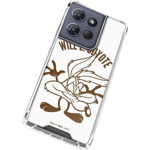 Looney Tunes Wile E Coyote Big Head Moto G Power 5G (2025) Clear Case