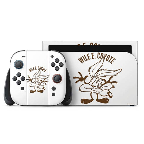 Looney Tunes Wile E Coyote Big Head Nintendo Switch 2 (2025) with Joy-Con Skin