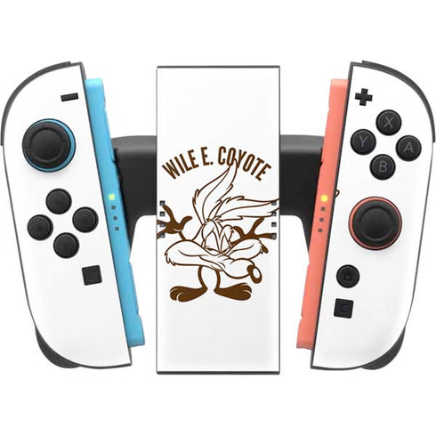 Looney Tunes Wile E Coyote Big Head Nintendo Switch 2 (2025) Joy-Con Controller Skin