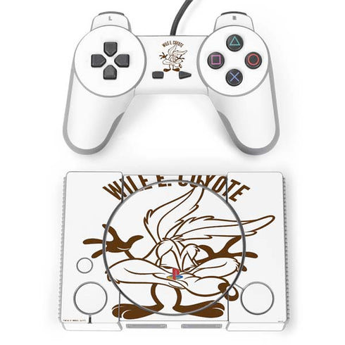 Looney Tunes Wile E Coyote Big Head PlayStation Classic Bundle Skin