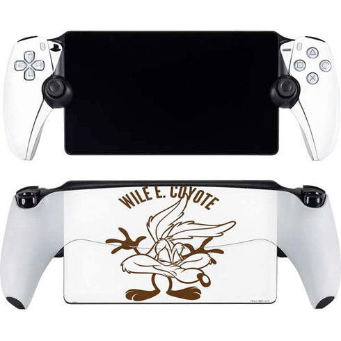 Looney Tunes Wile E Coyote Big Head PlayStation Portal Remote Player Skin