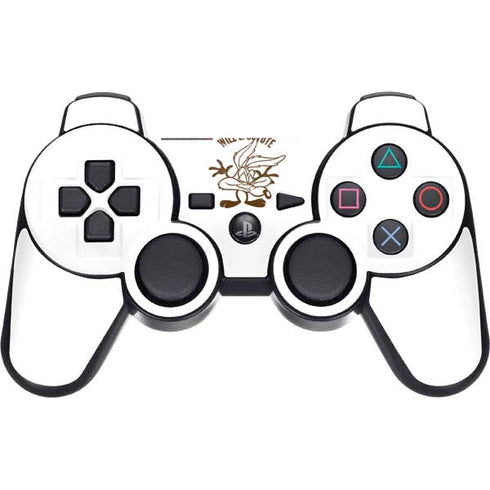 Looney Tunes Wile E Coyote Big Head PS3 Dual Shock wireless controller Skin