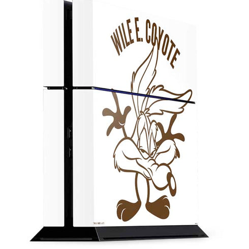 Looney Tunes Wile E Coyote Big Head PS4 Console Skin