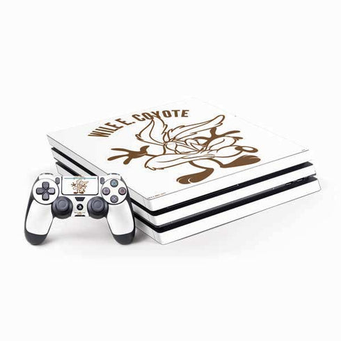 Looney Tunes Wile E Coyote Big Head PlayStation PS4 Skins