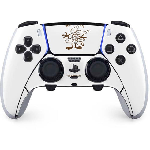 Looney Tunes Wile E Coyote Big Head PS5 DualSense Edge Pro Controller Skin