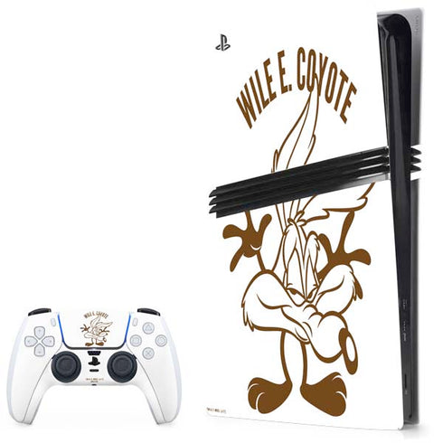 Looney Tunes Wile E Coyote Big Head PlayStation PS5 Skins