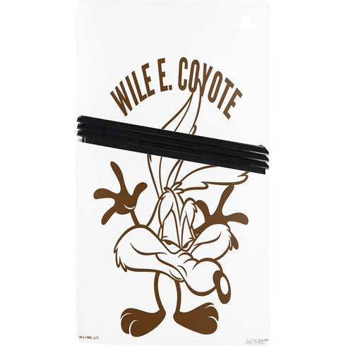 Looney Tunes Wile E Coyote Big Head PS5 Pro Console Skin