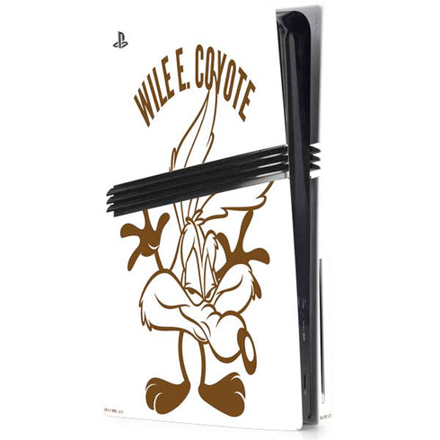 Looney Tunes Wile E Coyote Big Head PlayStation PS5 Skins