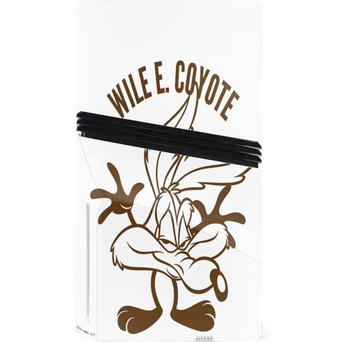 Looney Tunes Wile E Coyote Big Head PS5 Pro Disk Console Skin