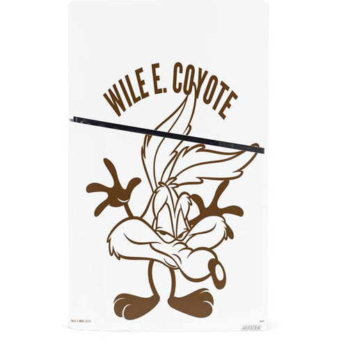 Looney Tunes Wile E Coyote Big Head PS5 Slim Digital Edition Console Skin