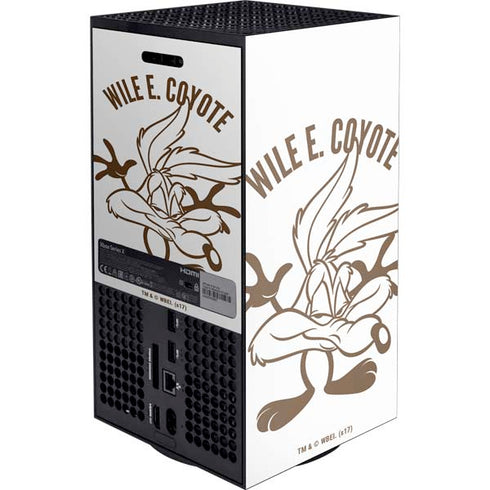 Looney Tunes Wile E Coyote Big Head XBox Series X Digital Edition Console Skin