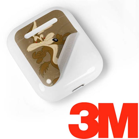 Looney Tunes Wile E Coyote Double Apple AirPods Skin