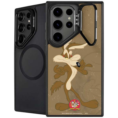 Looney Tunes Wile E Coyote Double Galaxy S24 Ultra Kickstand Case