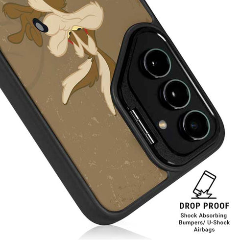 Looney Tunes Wile E Coyote Double Galaxy S24 Ultra Kickstand Case