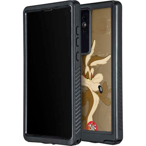 Looney Tunes Wile E Coyote Double Galaxy S24 Ultra Waterproof Case