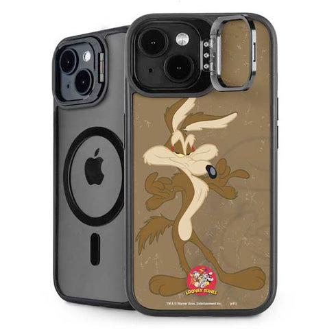Looney Tunes Wile E Coyote Double iPhone 14 Plus Kickstand Case