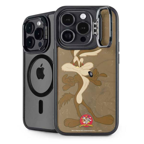 Looney Tunes Wile E Coyote Double iPhone 14 Pro Kickstand Case