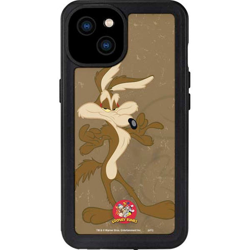 Looney Tunes Wile E Coyote Double iPhone 15 Plus Waterproof Case