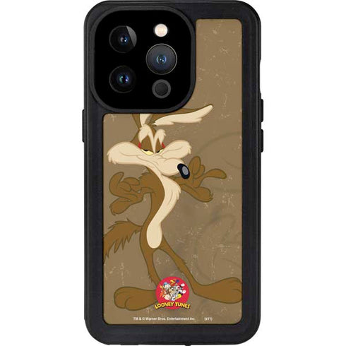 Looney Tunes Wile E Coyote Double iPhone 15 Pro Waterproof Case