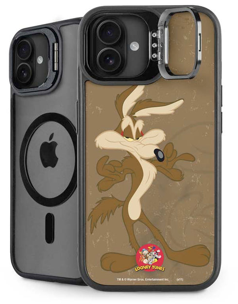 Looney Tunes Wile E Coyote Double iPhone 16 Plus Kickstand Case