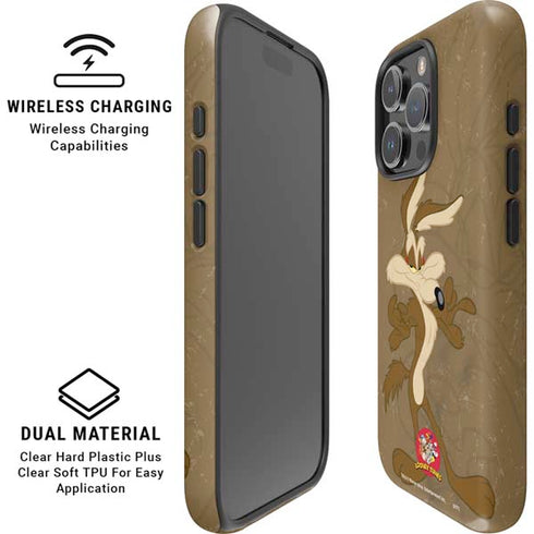 Looney Tunes Wile E Coyote Double iPhone 16 Pro Magsafe Impact Case