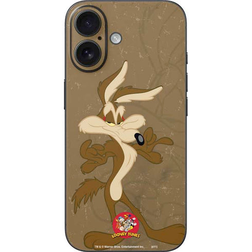 Looney Tunes Wile E Coyote Double iPhone 16 Skin