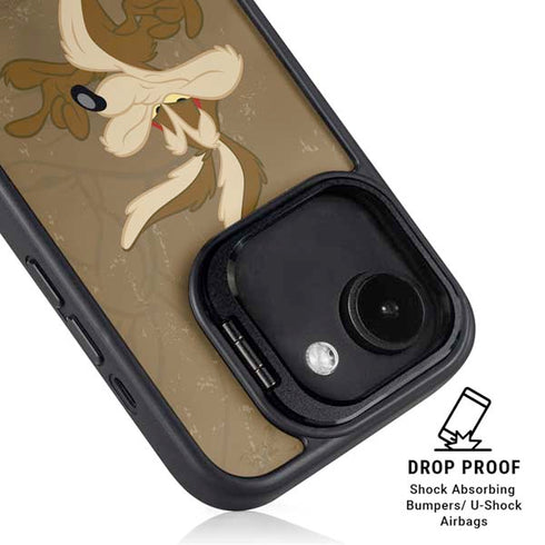 Looney Tunes Wile E Coyote Double iPhone 16e Kickstand Case
